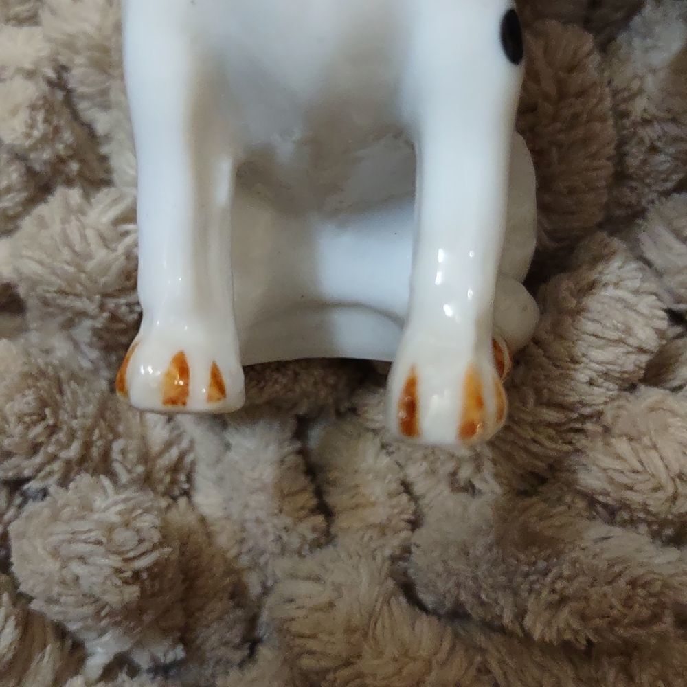 Dalmatian Dog White Black porcelain figurine 3 inches tall - Picture 4 of 6
